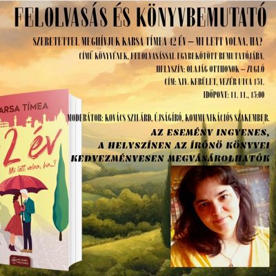 Karsa Tímea könyvbemutató